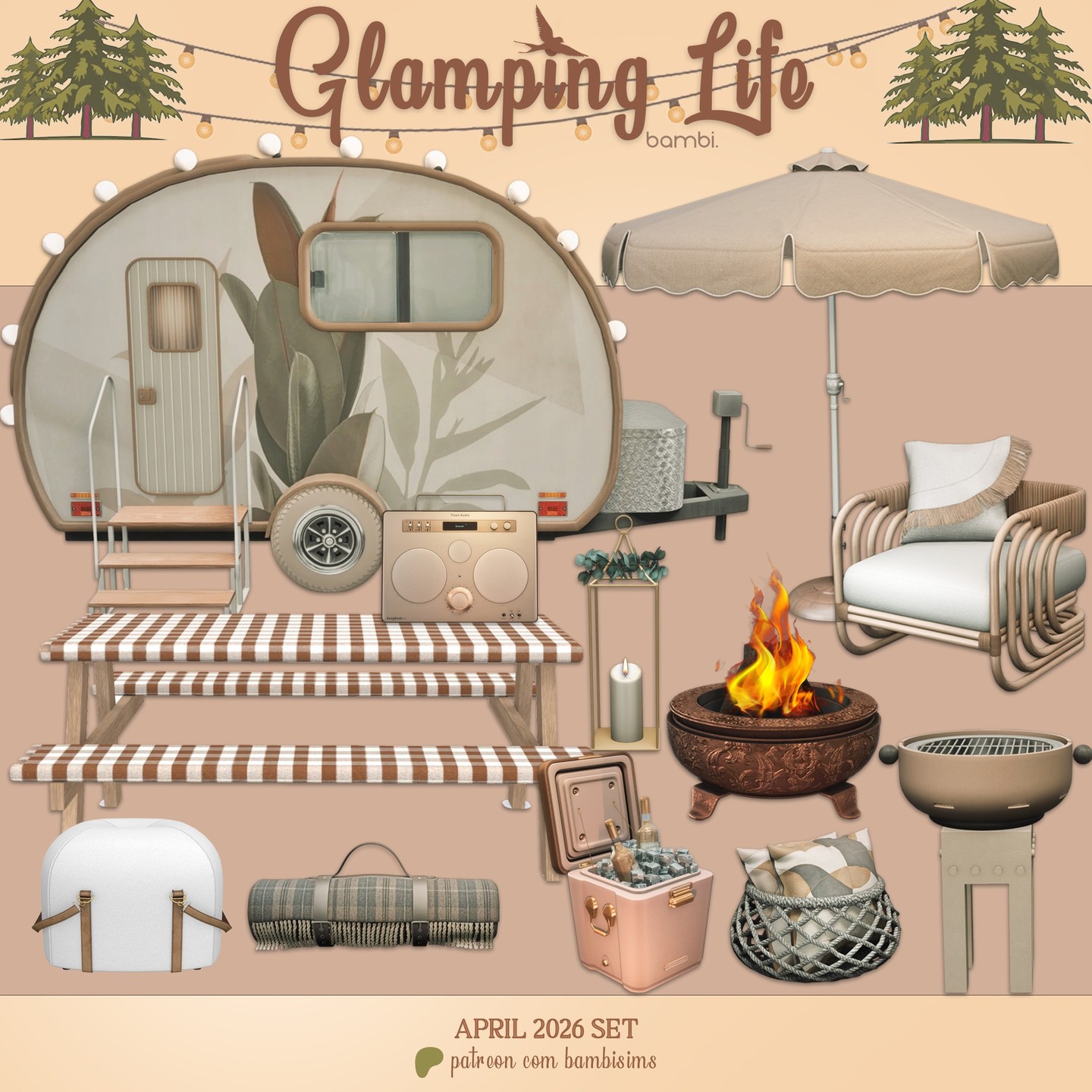 Набор для глемпинга Glamping life